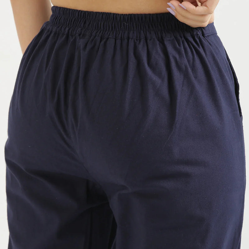 Navy Blue Cotton