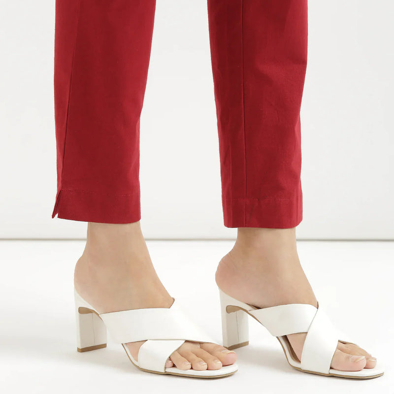 Maroon Cotton Pant