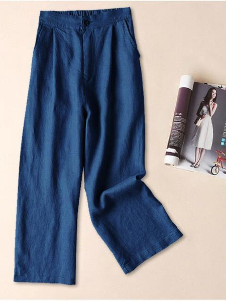 100% Cotton Linen Pants