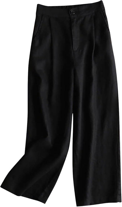 100% Cotton Linen Pants