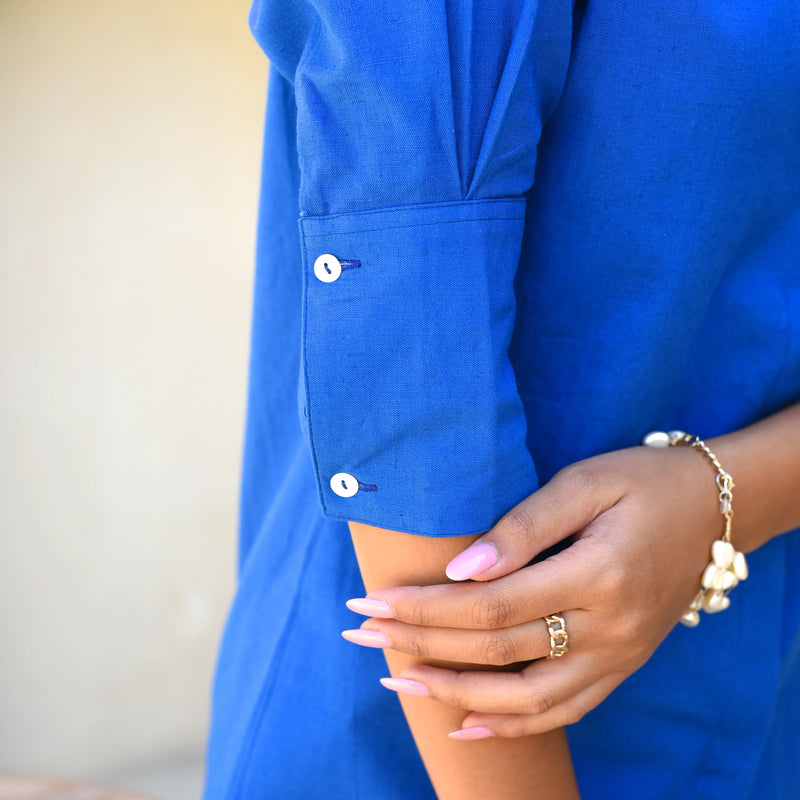 Blueberry Linen Coord Set