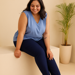 Navy Blue Cotton