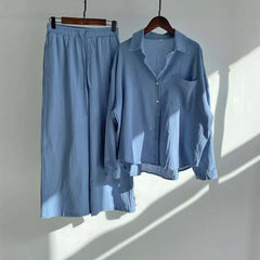 fashionable Women's Slacks Cotton Shirt 2.0