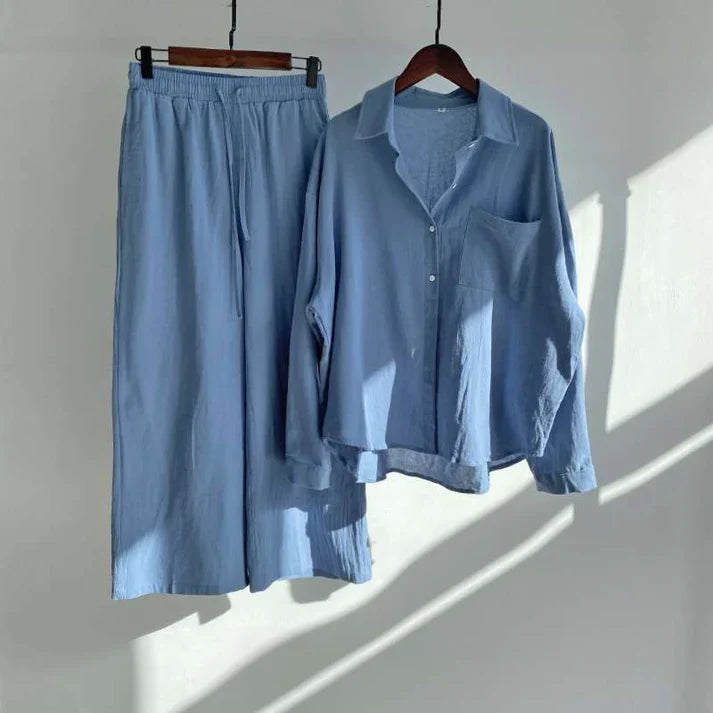 fashionable Women's Slacks Cotton Shirt 2.0