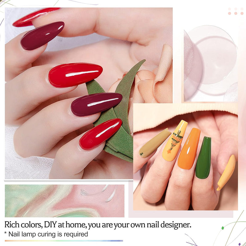 Vibrant Gel Nail Polish Set