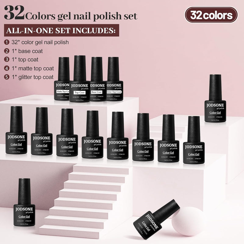 Vibrant Gel Nail Polish Set