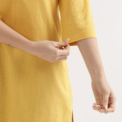 Breezy Linen Long Kurta