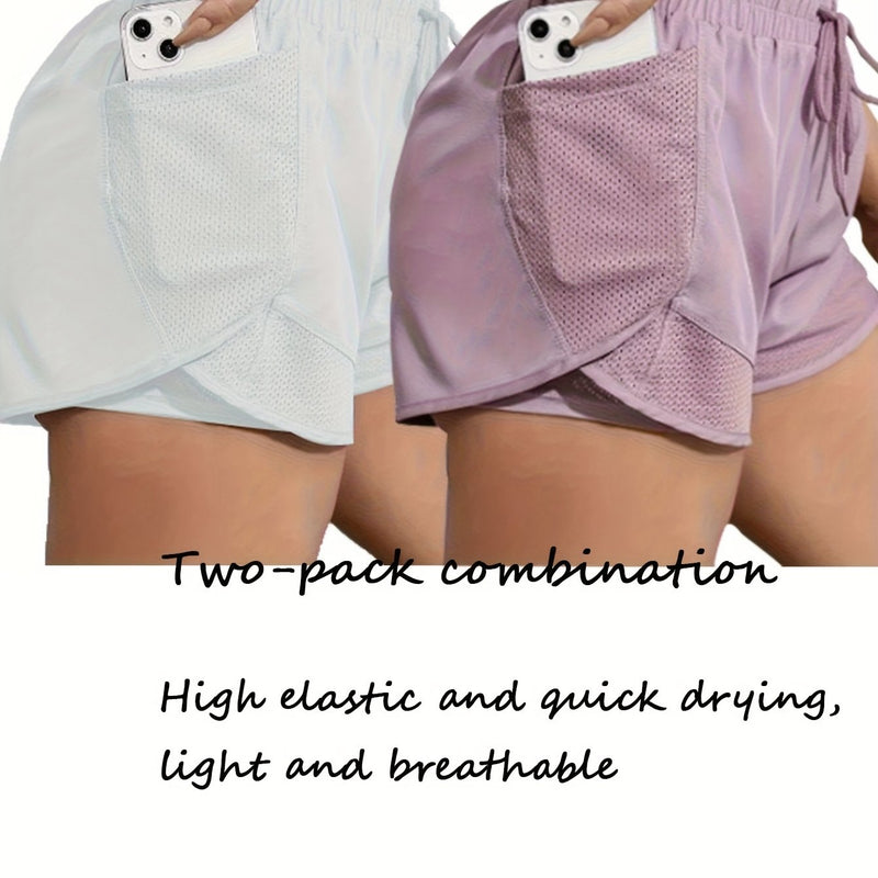 Chic Yoga Shorts Set