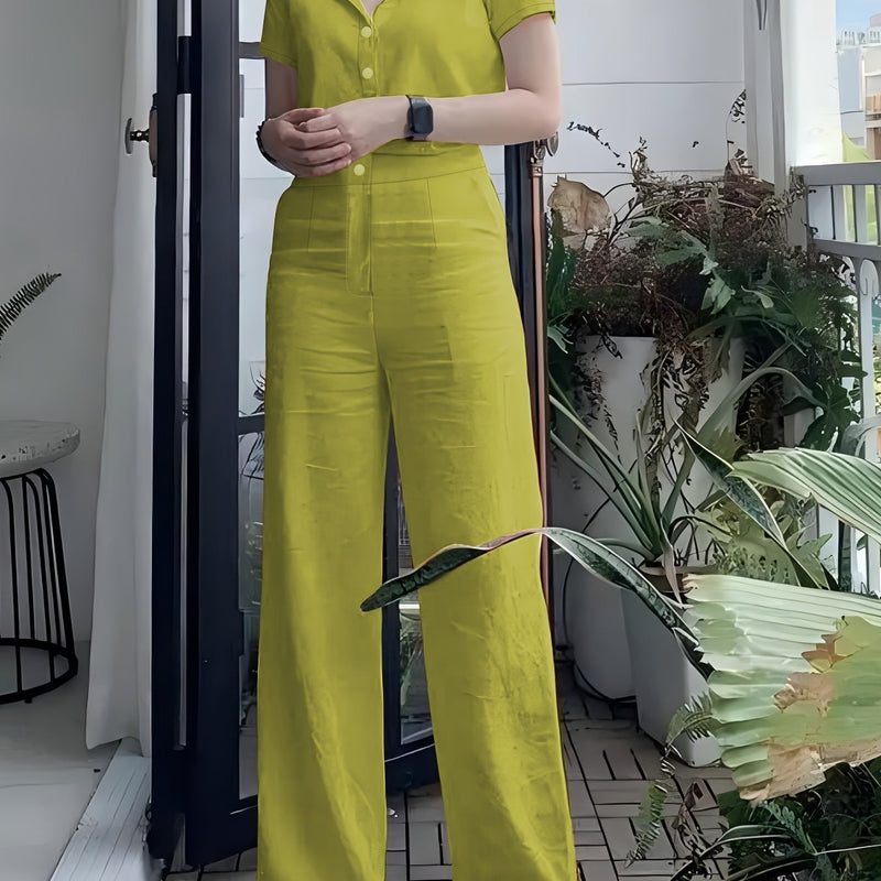 Short Sleeve Top & Pants Set