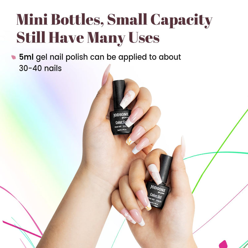 Vibrant Gel Nail Polish Set