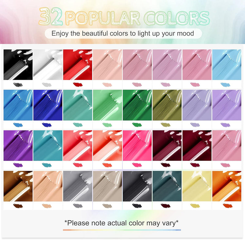 Vibrant Gel Nail Polish Set