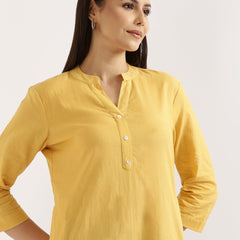 Breezy Linen Long Kurta