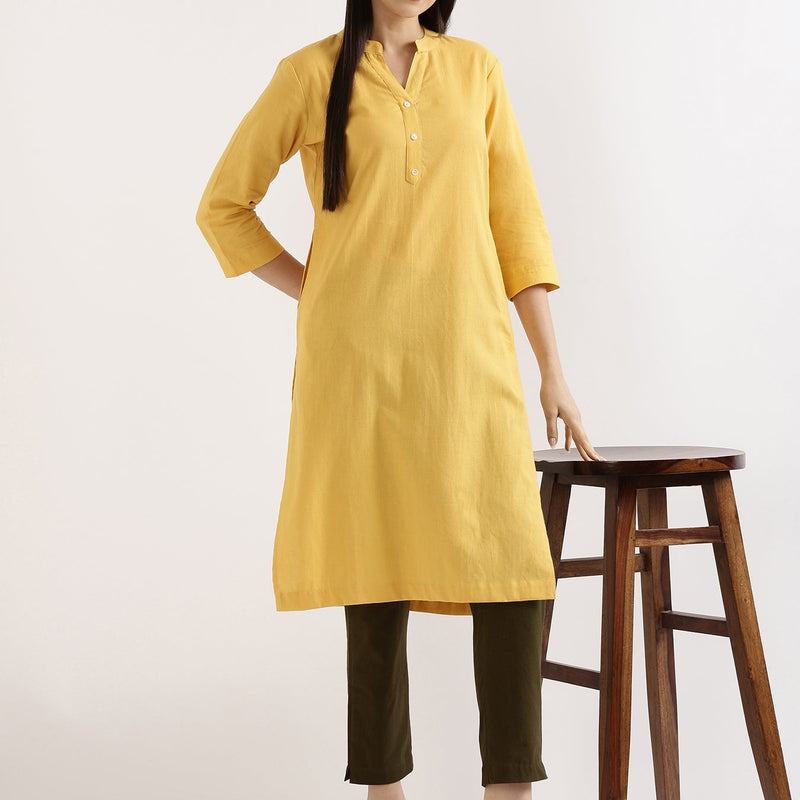 Breezy Linen Long Kurta