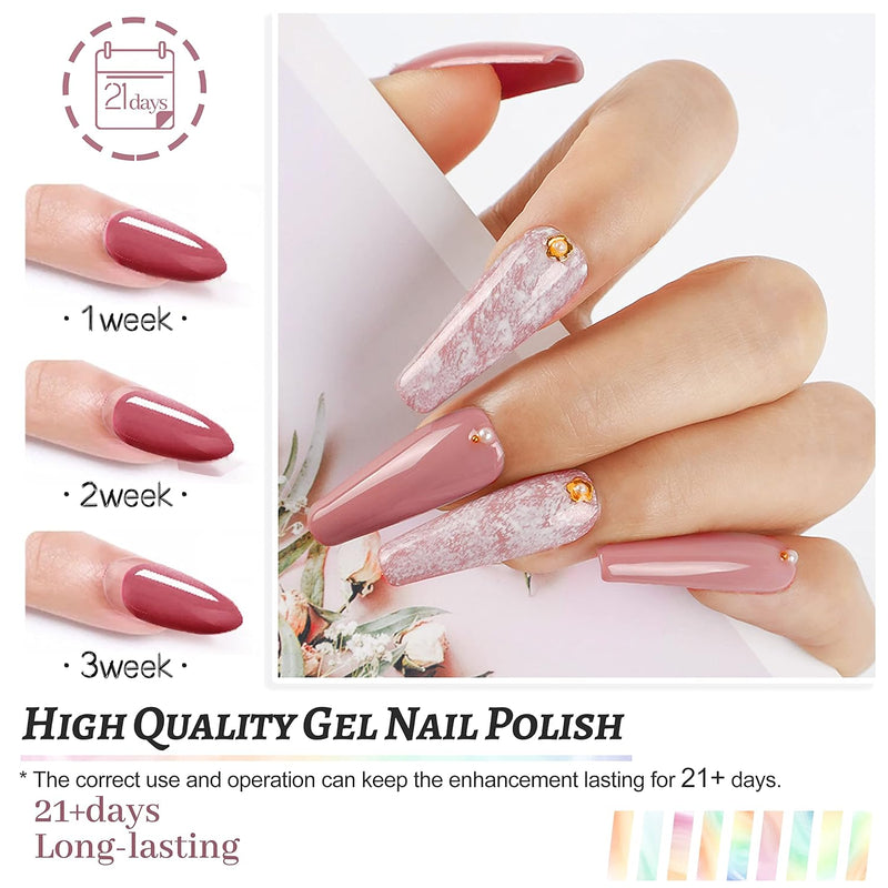 Vibrant Gel Nail Polish Set