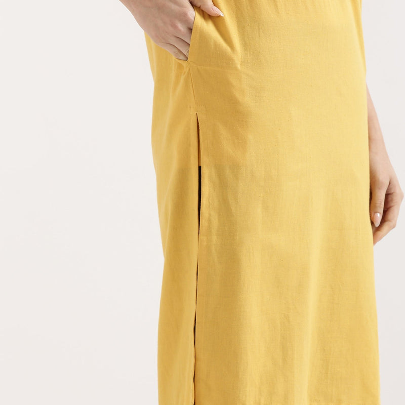 Breezy Linen Long Kurta