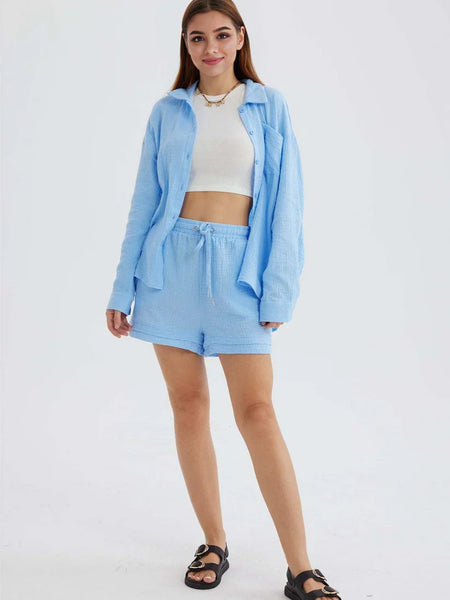 Ocean Haze – Handcrafted Cotton Set