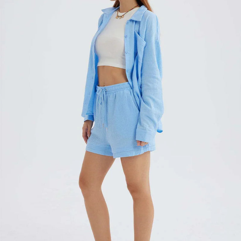 Ocean Haze – Handcrafted Cotton Set