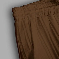 Men's Brown Relax Fit Top Bottom Set