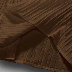 Men's Brown Relax Fit Top Bottom Set