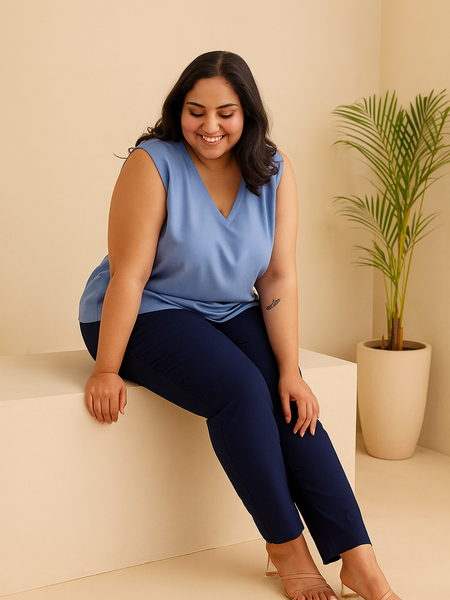 Navy Blue Cotton