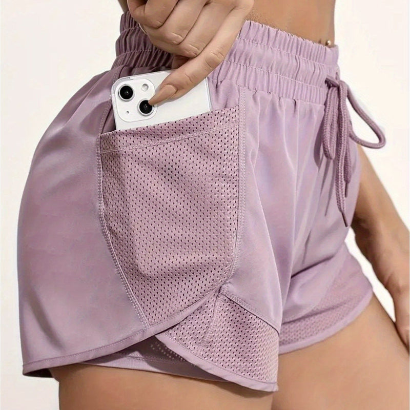 Chic Yoga Shorts Set