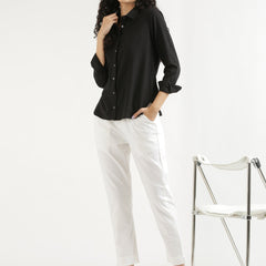 Comfy White Cotton Pants