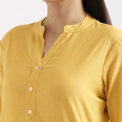 Breezy Linen Long Kurta